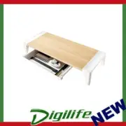 mbeat® activiva Eroglife Monitor Stand Riser with Storage Drawer - Ergonomic Des