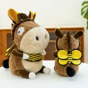 Sofa Pillow Donkey Plush Toy Big Eared Donkey Animal Plushie Kids Toy