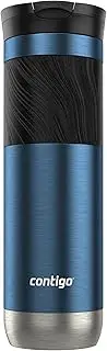 [Contigo] Byron 2.0 Stainless Steel Travel Mug with SNAPSEAL™ Lid and Grip, 24 oz, Blueberry
