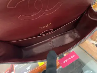 ☆最愛二手精品☆ CHANEL MAXI JUMBO COCO 33 香奈兒黑色荔枝皮牛皮金鍊雙蓋雙鍊肩背包 33cm A58601 B9271