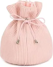 Cosmetic Makeup Beauty Travel Bag Corduroy Design Water Resistant Material Drawstring Closure and is Light Weight Collapsible and Compact from Paton Travel Australia