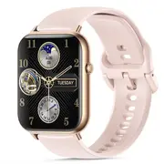 Bluetooth Smart Watch 2.1" LCD BT 5.0 Blood Pressure Heart Rate - Pink