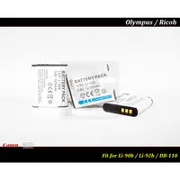 在飛比找蝦皮購物優惠-Olympus Li-90B / Li-92B / Rico