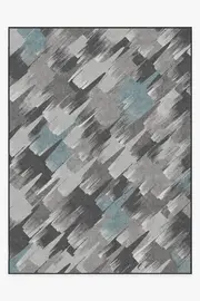 275' x 365' | Machine Washable Runner Rug | Kid & Pet Friendly | Indoor Rug | Rogue Squadron Dark Teal Rug | Ruggable