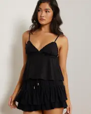 [Mooloola] Mooloola Women's Sasha Top in Black Size 2 2 Black