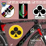 車貼劃痕 遮擋 車身貼 義大利經典款COLNAGO梅花腳踏車貼紙車架貼