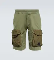 [C.P. Company] C.P. Company Cotton jersey cargo shorts UK 30 green