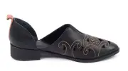 Lori Goldstein Collection Perforated Western Slip On Shoe Black
