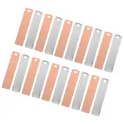 8 pairs of Zinc Anode Copper Anode Sheet Materials Experiments