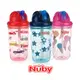 Nuby 晶透學飲杯(粗吸管) 300ml (顏色隨機)【佳兒園婦幼館】