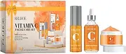 Vitamin C Facial Skincare Set, Brightening, Resurfacing, Moisturising, Anti-Wrinkle Serums