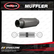Redback Universal Muffler - 5" Round 12" Long 2 1/4" Centre/Centre Glass Packed
