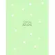 Inverse Green Pastel Stylish Modern Dotted Notebook, Dot Grid Sketcher (8.5x11) Large Journal: Ideas Book, Calligraphy, Drawing, 110 Pages, Dot Grid: