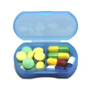 Pill Case for Purse Small Pill Organizer Portable Travel Daily Pill Container...