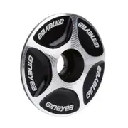 2Pcs Road MTB Bike Bicycle CNC Stem Cap Headset Top Cap Cover black