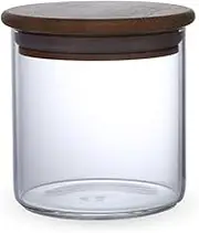 J-kitchens Pickled Food Container Heat Resistant Glass Canister 3.7 x 3.7 inches (9.5 x 9.5 cm), 530cc Basic