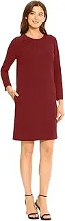 [Maggy London] Women's Asymmetrical Draped Sheath Dress