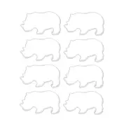 8 Pcs Cookie Cake Fondant Chocolate Making Heartwarming Cookies