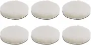 uxcell 6pcs Wool Buffing Pads 4 Inch Polishing Pad Polishing Buffing Pad Hook and Loop