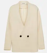 [Fforme] Fforme Velma oversized wool-blend blazer AU 14 beige