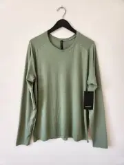 NWT LULULEMON SVBL/CEDG Green Metal Vent Tech LS 2.0 Top Shirt Men's XXL