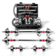 Dumbbell Weight Set Exercise Plates Home Body Gym Office Adjustable Equipment