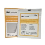 Inadine 5cm x 5cm x 5 Non-Adherent Wound Dressings Povidone Iodine AntiMicrobial