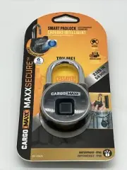 CARGO MAXX SECURE Smart Padlock With Fingerprint Technology Waterproof 2.125 IN
