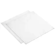 2Pcs GR1 Titanium Plate Sheet, 100x100x1.5mm Titanium Alloy Metal Sheet