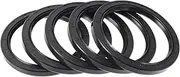 X AUTOHAUX Universal Oil Seal TC Double Lip W Steel Spring Seal Ring Rotary Shaft Seal 85x105x10mm High Pressure Nitrile Rubber Black 5 Pcs