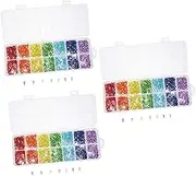 ULTECHNOVO Boxes DIY Jewelry Making Supplies Small Screw Eye Eyelet Screw Hooks for Bead Crafts