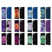 OFFICIAL SHEENA PIKE ZODIAC DRAGONS LEATHER BOOK CASE FOR APPLE iPOD TOUCH MP3