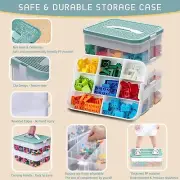 Toys Organizer Storage Container Bins with Compartments Building Blocks Kids