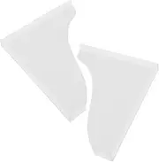 Crylic Bathtub Guard Set Shower Splashing Guards for Bathroom Prevent Water Spill Sturdy Adhesive Strip Safe for Bathtubs