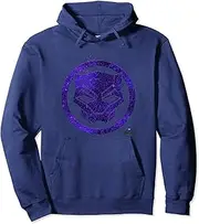 [Marvel] Black Panther Movie Purple Splatter Icon Hoodie
