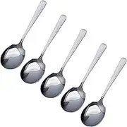 Takagi Lilac Service Spoons, Set of 5, Bulk Purchase, Commercial Cutlery Spoons, Large, Serving Platter