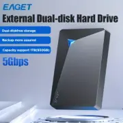 EAGET 1TB External Hard Disk Drive USB 3.0 Portable HDD Storage Device 2.5 inch