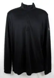 Adidas Lightweight Quarter-Zip Pullover A401 Black Men's Size Medium (M) - NEW