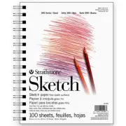 Strathmore 200 Series 8.5x11 Sketch Pad 100 Sheets Perfect for Young Artists