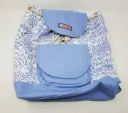 NEW WOMEN'S VINEYARD VINES PAINTED PATCHWORK LARGE BACKPACK BEACH BAG DAYPACK