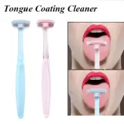 Silicone Tongue Cleaning Brush Tongue Coating Cleaner Oral Cleaning Hygiene #