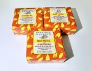 Crabtree & Evelyn Triple Milled Hand Soap 3.5oz - 3 Pack - Oatmeal & Wheatgerm