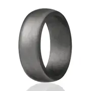 ROQ Silicone Wedding Ring - Silver by ROQ for Men - 11 mm Ring