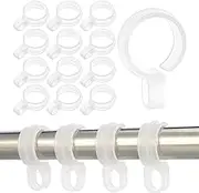 Windproof Buckle Hook Clips Wind Proof Hanger Laundry Hook (for 25-29mm Round Tube) 13pcs Anti-Slip Clothes Hanger Clips Round Plastic