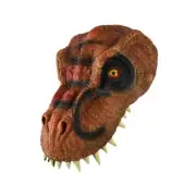 Foam Dinosaur Costume Accessory Mask Theater Halloween Costume Prop Red Orange
