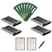Pair of Intel Xeon 6148 CPUs, 256GB DDR4 Memory, SSD Storage for ThinkSystem