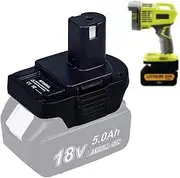 [URUN] for Makita 18V Battery Convert to for Ryobi Battery Adapter, MT20RNL Adaptor Converter for Ryobi 18V Power Tools, Cordless Battery Converter for Makita
