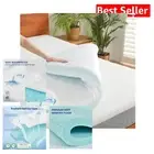 Soft Twin XL Gel Memory Foam Mattress Topper with Anti-Slip & Zippered Cover