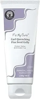 Fix My Curls Curl Quenching Flax Seed Gelly For Curly And Wavy Hair, 200 G