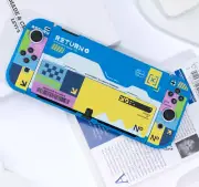 GeekShare Anti-Scratch Protective Case for Nintendo Switch OLED Blue Contrast
